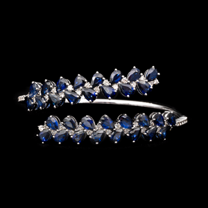 Sapphire Wrap Around Bracelet