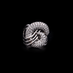 White Knot Ring