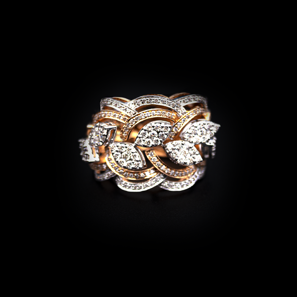 Marquise Petals Ring