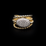 Oval Yellow Gold Ring