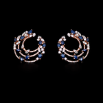 Inside-Out Sapphire Earrings