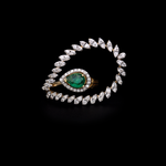 Colombian Emerald Side Ring