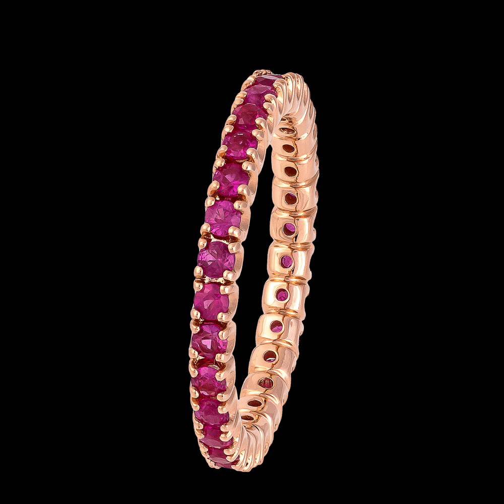 
            
                Load image into Gallery viewer, Ruby Eternity Ring
            
        