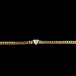 Cuban Link Heart Diamond Bracelet
