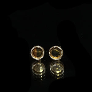 
            
                Load image into Gallery viewer, Round Gold Earrings
            
        