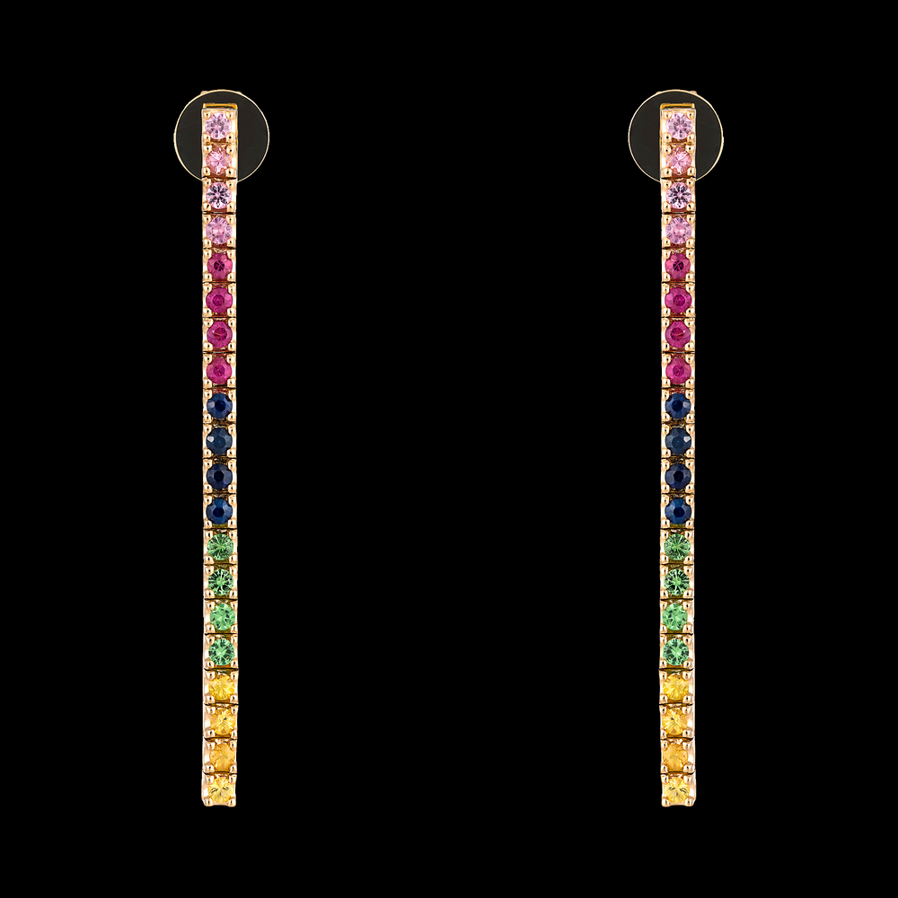
            
                Load image into Gallery viewer, Rainbow Line Earrings
            
        