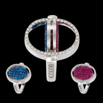 Flippy Ring Sapphire and Ruby